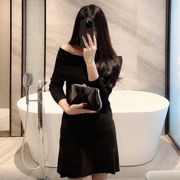 Elegant Black Clutch Bag